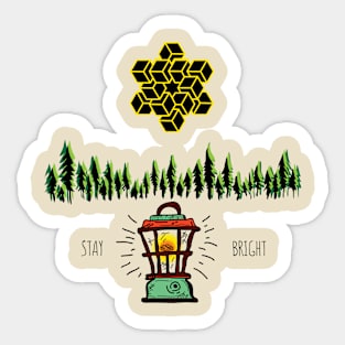 STAY BRIGHT Sticker